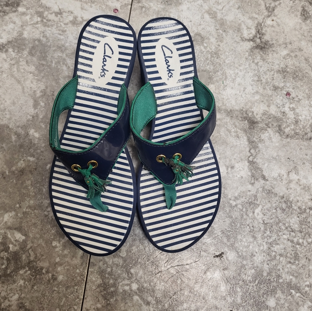 Clarks Wedge Sandal size 7
